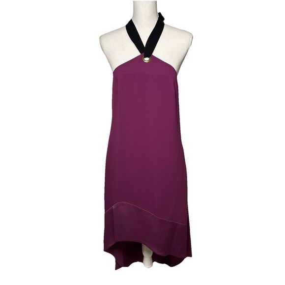Trina Turk Dresses & Skirts - Trina Turk‎ NWT Glow Halter Neck Carmel Crepe Dress Fuchsia Women's Size 6